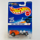 1997 Hot Wheels First Editions Way 2 Fast naranja 5SP base ZAMAC de Malasia