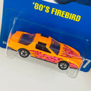 1992 Hot Wheels 80s Pontiac Firebird 167 naranja fluorescente BW