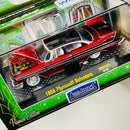 2016 M2 Machines Auto-Dreams Limited Edition Walmart Exclusive 1958 Plymouth Belvedere WMTS05 rojo metálico Llantas de Goma
