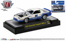 2020 M2 Machines Detroit Muscle Limited Edition 1/7,980 Goodyear 1985 Chevrolet Camaro IROC-Z R54 blanco Llantas de Goma