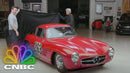 2022 Hot Wheels Premium Car Culture Jay Leno's Garage Mercedes Benz 300 SL rojo Llantas de Goma RR