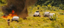 2021 Hot Wheels Premium Fast & Furious Fleet Rápidos y Furiosos Jeep Gladiator plata metálico Llantas de Goma RR