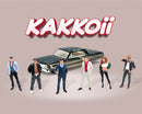2025 American Diorama MiJo Exclusives 1:64 Limited Edition Kakkoii Figuras Diorama Estilo Urbano Japonés