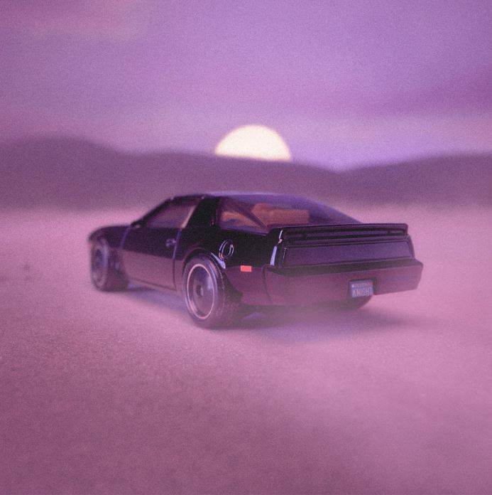 2022 Hot Wheels RLC Red Line Club Exclusivo San Diego Comic Con El Auto Fantástico K.I.T.T. Knight Rider Pontiac Trans Am negro Llantas de Goma RR - Con Escáner LED