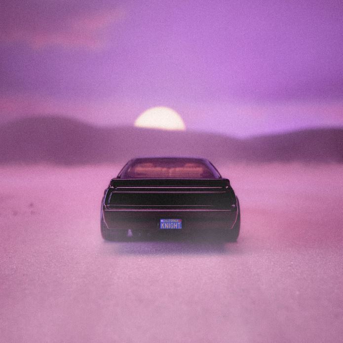 2022 Hot Wheels RLC Red Line Club Exclusivo San Diego Comic Con El Auto Fantástico K.I.T.T. Knight Rider Pontiac Trans Am negro Llantas de Goma RR - Con Escáner LED
