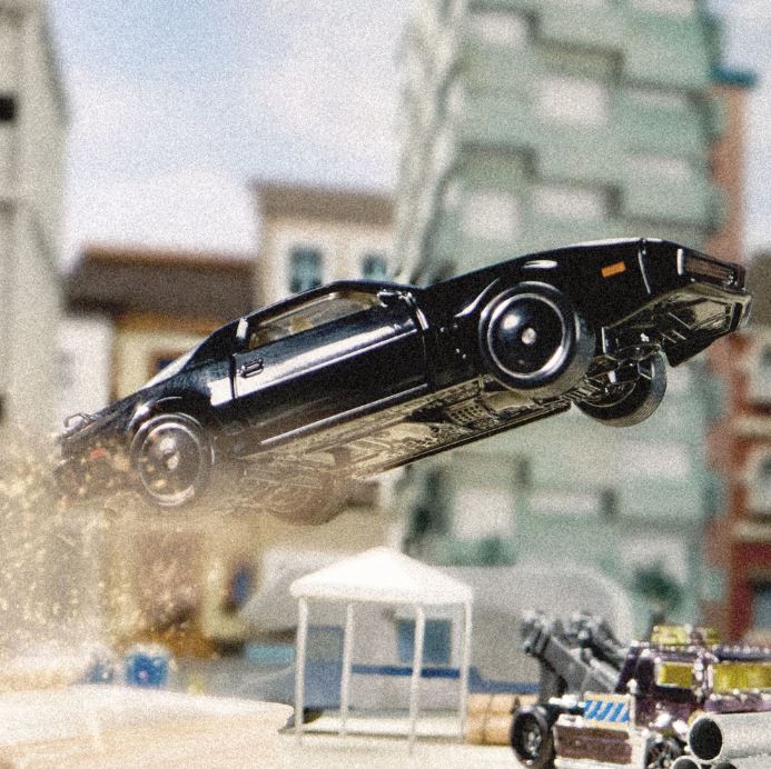 2022 Hot Wheels RLC Red Line Club Exclusivo San Diego Comic Con El Auto Fantástico K.I.T.T. Knight Rider Pontiac Trans Am negro Llantas de Goma RR - Con Escáner LED