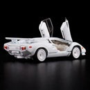 2025 Hot Wheels RLC Holiday Edition Red Line Club Exclusive 1982 Lamborghini Countach LP 500 S blanco Llantas de Goma RR