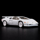 2025 Hot Wheels RLC Holiday Edition Red Line Club Exclusive 1982 Lamborghini Countach LP 500 S blanco Llantas de Goma RR