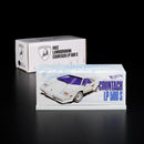 2025 Hot Wheels RLC Holiday Edition Red Line Club Exclusive 1982 Lamborghini Countach LP 500 S blanco Llantas de Goma RR
