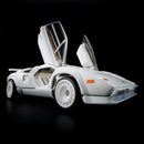 2025 Hot Wheels RLC Holiday Edition Red Line Club Exclusive 1982 Lamborghini Countach LP 500 S blanco Llantas de Goma RR