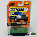1999 Matchbox Military Patrol Lockheed Martin M-270 Missile Launcher verde militar con Lanzador Móvil Primera Edición