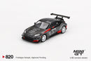 2024 Mini GT 1:64 Limited Edition Toyota GR86 Larry Chen's HKS Turbocharged GR86 negro Llantas de Goma