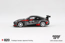 2024 Mini GT 1:64 Limited Edition Toyota GR86 Larry Chen's HKS Turbocharged GR86 negro Llantas de Goma