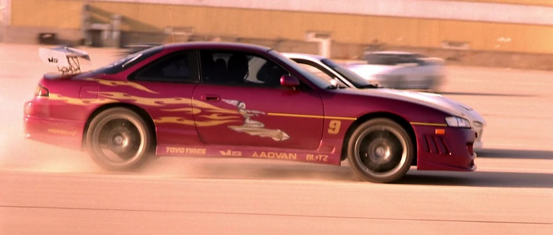 2025 Hot Wheels Premium Fast & Furious Rápidos y Furiosos Nissan 240SX S14 granate Llantas de Goma RR