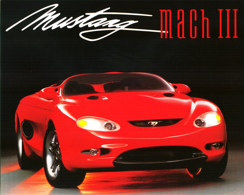 1994 Matchbox Super Fast New Model Ford Mustang Mach III 15 rojo Primera Edición