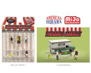 2022 American Diorama MiJo Exclusives 1:64 Limited Edition 1/4,800 Farmers Market Figuras Diorama Mercado de Agricultores