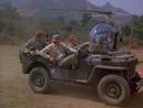 1998 Matchbox Star Car Collection M*A*S*H MASH 4077's Jeep verde militar con Cubierta Desmontable