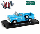 2020 M2 Machines Auto-Drivers Limited Edition 1/6,750 Maui & Sons 1958 Chevrolet Apache Stepside R68 celeste Llantas de Goma