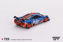 2024 Mini GT MiJo Exclusives 1:64 Limited Edition McLaren F1 GTR 33 GULF 1996 Le Mans 24Hr azul con naranja Llantas de Goma