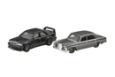 2021 Hot Wheels Premium Car Culture Mercedes Benz 2 Pack Set de 2 - 72 Mercedes Benz 280 SEL 4.5 y Mercedes Benz 190 E 2.5 16 con Llantas de Goma RR