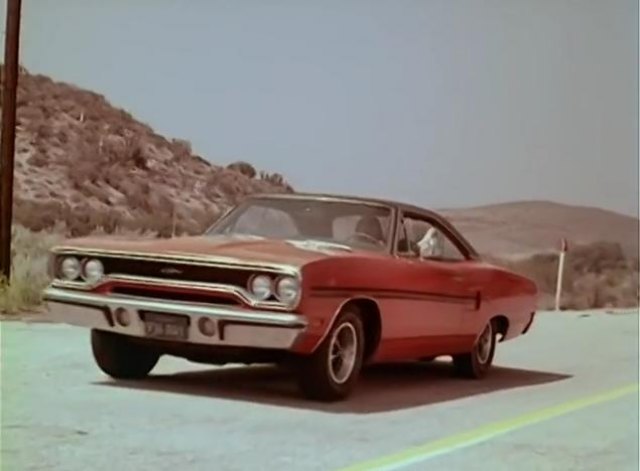 2020 Greenlight Hollywood Limited Edition The Mod Squad Patrulla Juvenil 1970 Plymouth GTX rojo Llantas de Goma