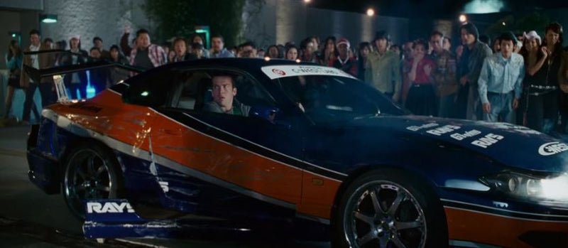 2024 Hot Wheels Premium Fast & Furious Rápidos y Furiosos Tokyo Drift  Nissan Silvia S15 azul Llantas de Goma RR