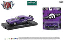 2021 M2 Machines Auto-Drivers Limited Edition 1/8,480 Mopar 1971 Dodge Charger Custom R75 morado Llantas de Goma