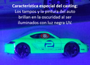 2026 Hot Wheels Walmart Exclusive Neon Speeders Porsche Cayman S amarillo neón NS6