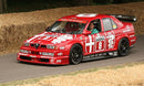 2022 Hot Wheels Premium Boulevard Alfa Romeo 155 V6 Ti rojo Llantas de Goma RR Primera Edición