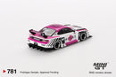 2024 Mini GT MiJo Exclusives 1:64 Limited Edition Nissan SILVIA S15 LB-Super Silhouette Auto Finesse SEMA 2023 blanco Llantas de Goma