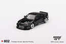 2023 Mini GT MiJo Exclusives 1:64 Limited Edition 1/9600 Pandem Nissan Silvia Rocket Bunny Black Pearl negro Llantas de Goma