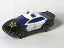 1997 Hot Wheels McDonalds Happy Meal Police Car negro con blanco 10SP - En Bolsa Baggie