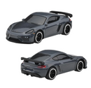 2024 Hot Wheels Premium Car Culture Porsche 2 Pack Set de 2 - Porsche 993 GT2 y Porsche 718 Cayman GT4 con Llantas de Goma RR