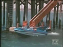 2026 Hot Wheels Batman 1966 Bat Boat negro con flamas 5SP