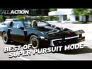 2020 Hot Wheels Entertainment K.I.T.T. Super Pursuit Mode KITT El Auto Fantástico negro Llantas de Goma RR