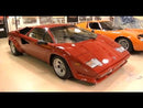 2022 Hot Wheels Premium Car Culture Jay Leno's Garage Lamborghini Countach LP 5000 QV rojo Llantas de Goma RR