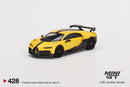 2022 Mini GT MiJo Exclusives 1:64 Limited Edition 1/4,200 Bugatti Chiron Pur Sport amarillo Llantas de Goma
