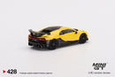 2022 Mini GT MiJo Exclusives 1:64 Limited Edition 1/4,200 Bugatti Chiron Pur Sport amarillo Llantas de Goma