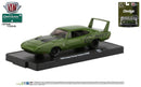 2019 M2 Machines Auto-Drivers Limited Edition 1/4,875 SRT 1969 Dodge Charger Daytona HEMI R65 verde Llantas de Goma