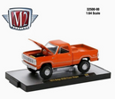 2023 M2 Machines Limited Edition 1/9,250 1974 Dodge W200 Power Wagon R80 naranja Llantas de Goma