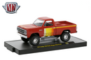 2024 M2 Machines Limited Edition 1/9,250 1979 Dodge 150 Power Wagon PICK-M-UP R84 rojo Llantas de Goma