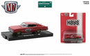 2022 M2 Machines Auto-Drivers Limited Edition 1/9,600 Hays 1966 Dodge Charger 383 R84 rojo Llantas de Goma