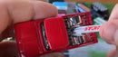2023 Hot Wheels Premium Pop Culture Vintage Oil Lucas Oil Custom 62 Chevy Pickup rojo Llantas de Goma RR base ZAMAC