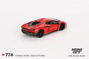 2024 Mini GT MiJo Exclusives 1:64 Limited Edition 1/7,680 Lamborghini Revuelto Arancio Dac Lucido naranja Llantas de Goma