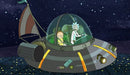 2026 Hot Wheels Premium Pop Culture Adult Swim Rick and Morty Rick's Ship plata metálico Base Metal