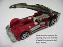 1997 Hot Wheels Phantom Racer Series Road Rocket naranja 3SP