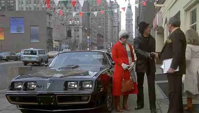 2025 Greenlight Hollywood Rocky II 1979 Pontiac Firebird T/A negro Llantas de Goma