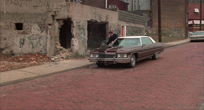 2022 Greenlight Hollywood Rocky 1973 Cadillac Sedan deVille granate Llantas de Goma