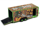 2022 Auto World Enclosed Trailer Ed Big Daddy Roth Rat Fink verde Llantas de Goma