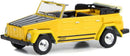 2023 Greenlight Limited Edition Club V-Dub Limited Edition 1974 Volkswagen Safari Type 181 amarillo Llantas de Goma